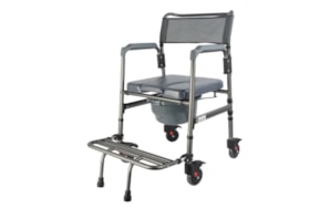 CADEIRA SANITARIA C/RODAS CINZA SARDINHA 811189.G